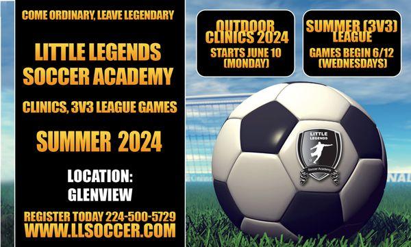 Summer Soccer (Co-Ed Ages 3-8 yrs)