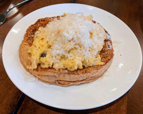 08/21/22 Truffled Scrambled Egg Tart - Black Truffle, Fines Herbes, Soft Scrambled Eggs