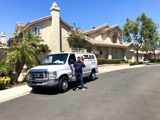 Carlos is the owner/operator of MAS Major Appliance Service