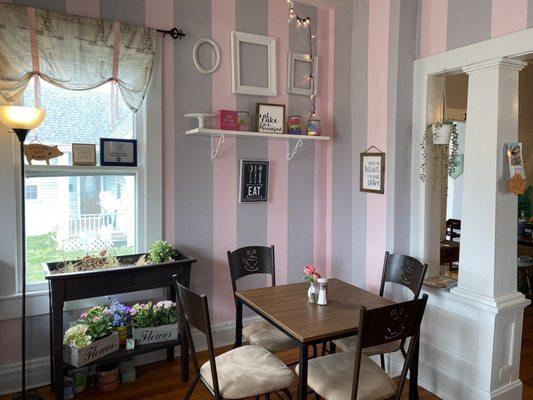 The Happy Bakery: (interior) main dining room