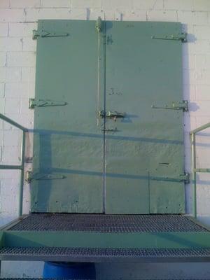 The previous slaughterhouse door.