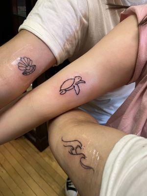 Three tattoos