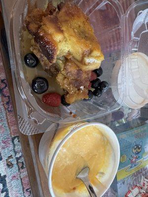 "Full stack" of Crème Brûlée French toast