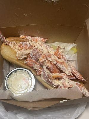 The Monster Mystic Maine lobster roll