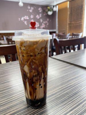 Brown sugar boba milktea