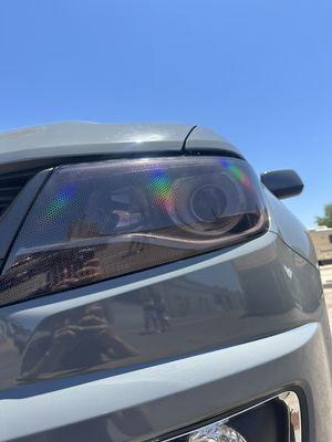 Custom headlights tint 2018 Chevy, Colorado