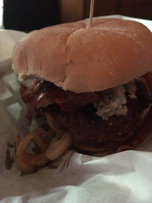 Bacon blue cheese burger was incredible!!!!