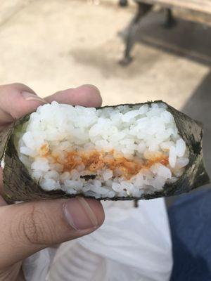 Spicy tuna onigiri