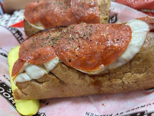 Pepperoni Pizza Meatball Sub