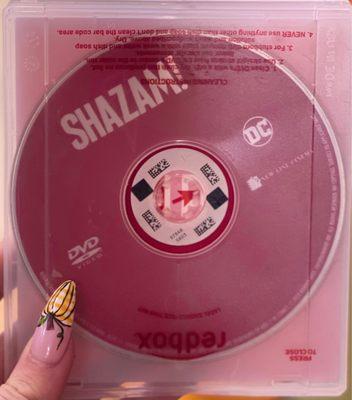 Red Box movie Shazam, great film for kids I would say, some funny scenes too!