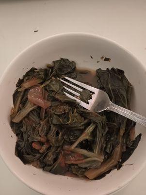 The collard greens. Not the best!