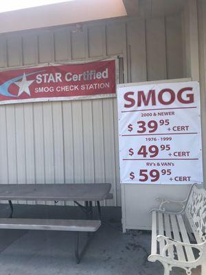 Update prices for smog