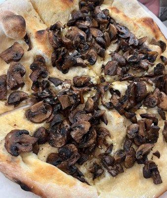 All mushrooms, no cheese