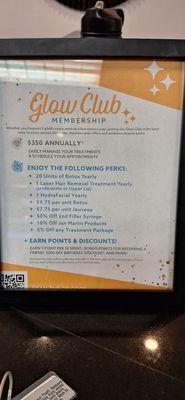 Glow membership purchased at $8.75 a unit but now charging $9.75 a unit all the sudden.