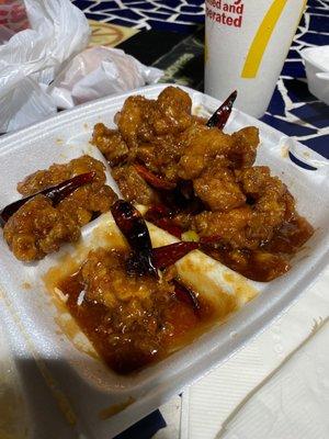 Orange chicken