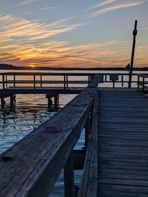 Pier at sunset