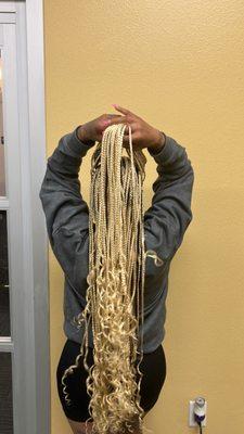 Knotless braids