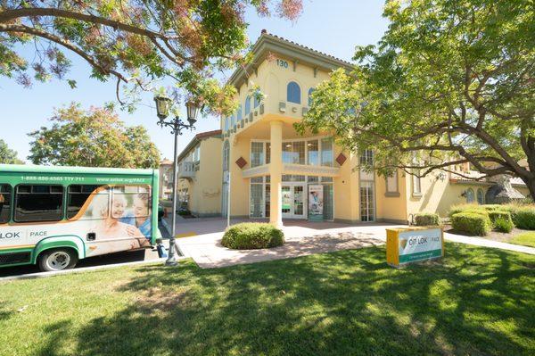 Entrance to On Lok PACE East San Jose senior center.