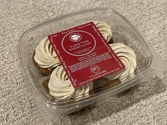 Superfree Bakehouse snickerdoodle cupcakes ($5.29 USD)