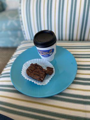 Smores brownie & latte