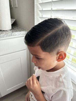 Sons haircut