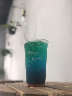 Ninja turtle loaded tea