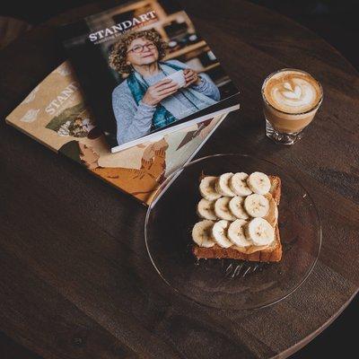 We serve old fashioned toasts on local bread for a few bucks.