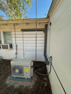 New AC system installation