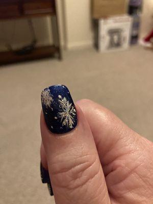 Winter nail design