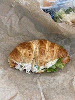 Chicken salad croissant