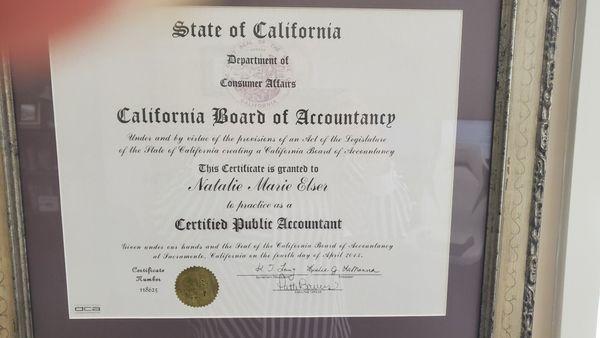 CPA License