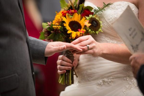 Wedding bouquet.