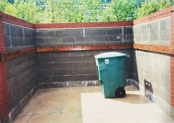 Dumpster area need attention too with high pressure cleaning | Zen Clean Pressure Washing in Seattle