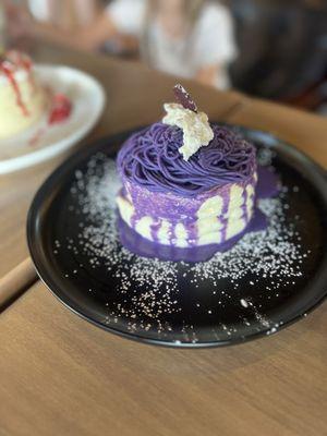 Ube Soufflé Pancake