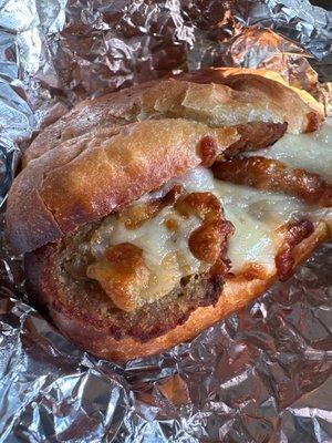 Toasty Meatball Sub perfection!