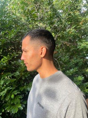 My routine cut and fade. Excellent work, as always!