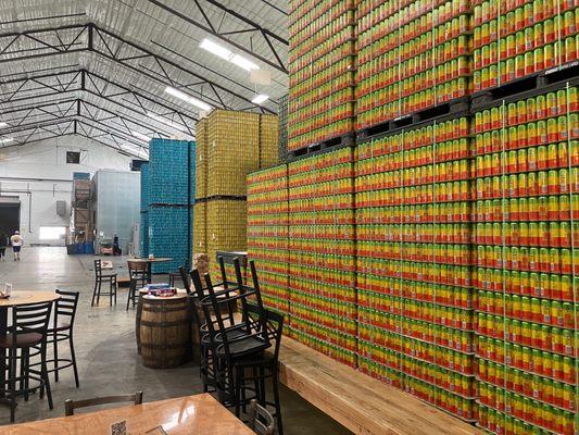 Tons of cans