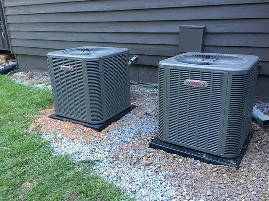 2 Lennox AC units