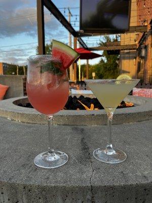 Watermelon Drink and Lemon Drop! We loved them!