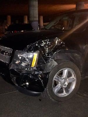 Unified Parking did this to my Suburban right by staples Center....