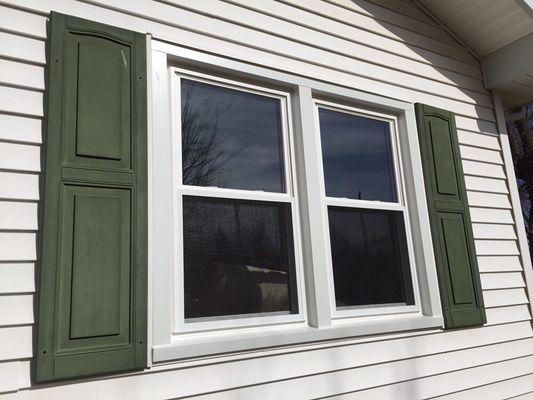 New twin double hung windows