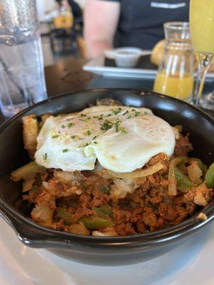 Vegan Chorizo Hash (add Egg $2)