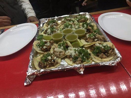 12 tacos plater...