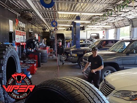 Viper Tire and Auto Service Area