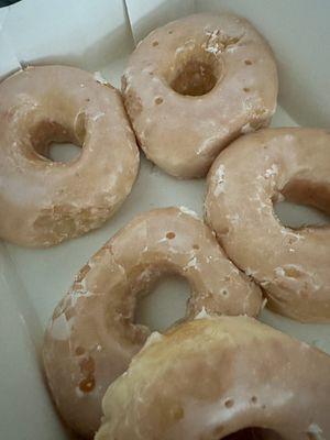 Half a dozen glazed donuts - the best in town!