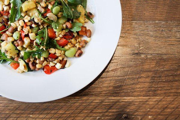 Succotash with Arugula and Thyme