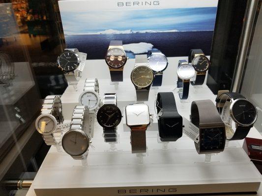 Our New Bering Collection! Come and visit us! We are located in Westfield UTC. Show this post and get 15% offf!!