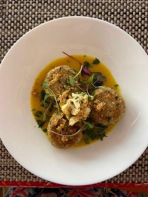 Cauliflower meatballs (V)