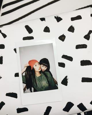 Polaroid photos from the ilovecreatives X General Assembly Holiday Drink Breaker event.