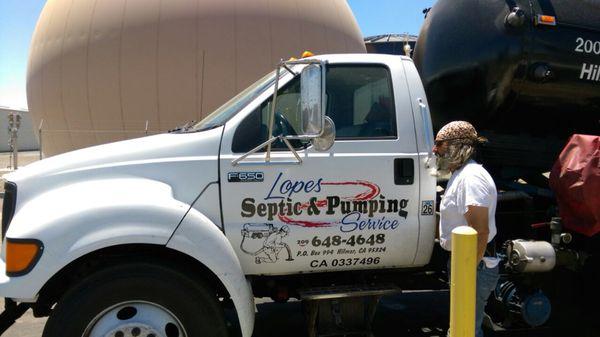 Lopes septic and pumping owner and operator John lopes